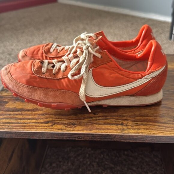 Vintage Nike Universe Late 1970s/Early 80s MadeIn USA Orange With Spikes Size 5 - Picture 5 of 16